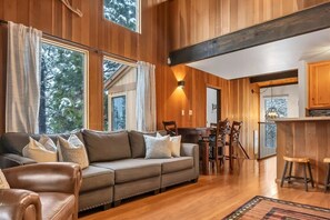 TV, fireplace, DVD player