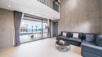 Luxury-Maisonette, 2 Schlafzimmer, eigener Pool, Meerblick | Innendetails