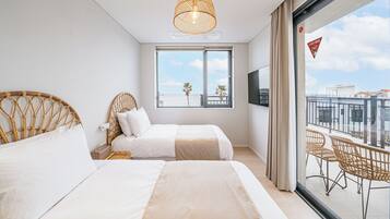 Deluxe-Maisonette, 2 Schlafzimmer, eigener Pool, Meerblick | Innendetails