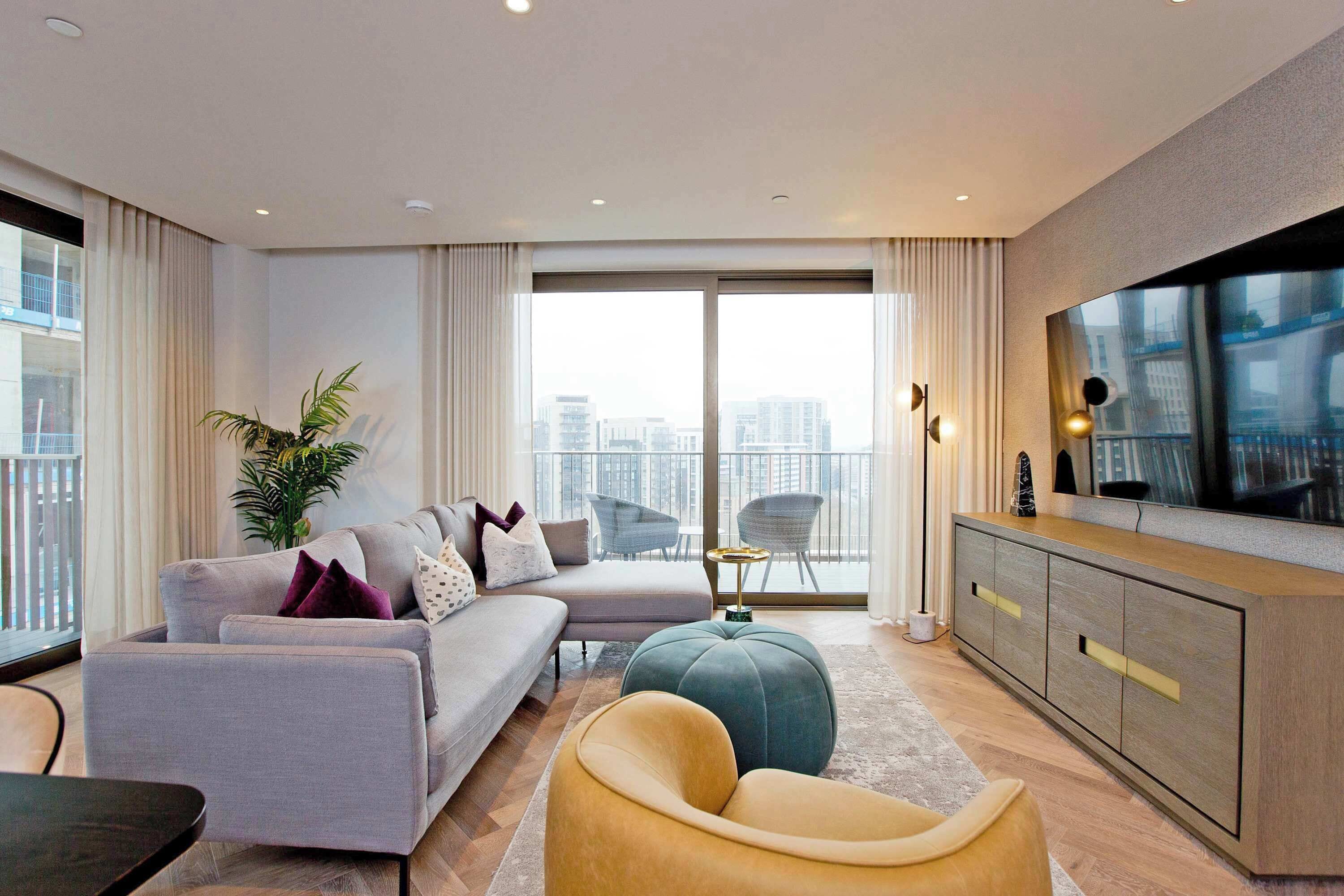 Televisie en een kantoor