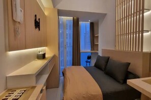 Quarto casal standard | Wi-Fi de cortesia, roupa de cama