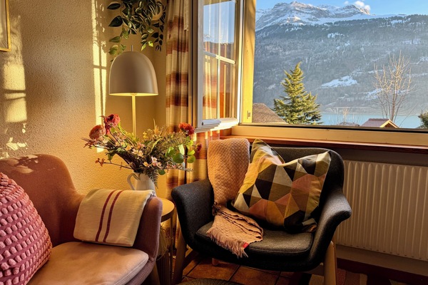 Cozy spot to enjoy the Swiss Alps at Chalet Lulu Brienz Studio