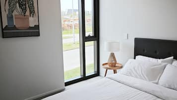 2 bedrooms, iron/ironing board, travel crib, free WiFi