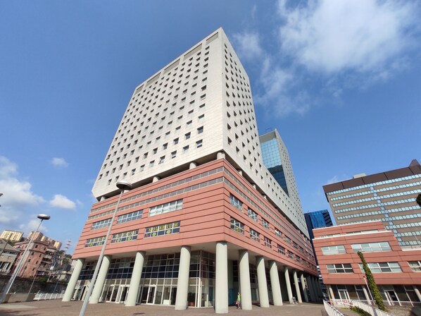 Fassade der Unterkunft