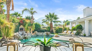 A heated pool - Welcome to The Calle Paloma Estate, a Louisa Davis Property. (La Quinta)