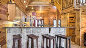 Microwave, oven, stovetop, dishwasher - Lake Nottely Retreat With Hot Tub & Fire Pit! (Blairsville)