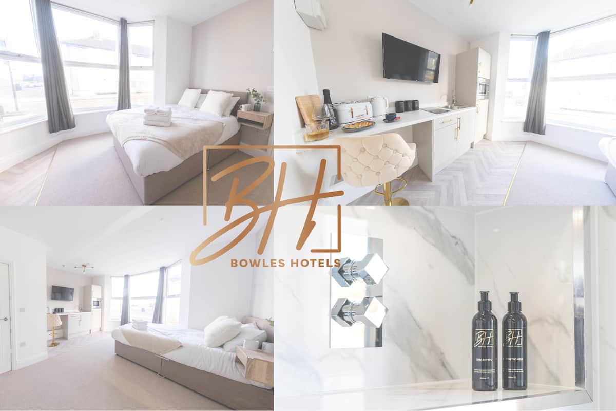 Appartamento Luxury, 1 letto matrimoniale, angolo cottura | 1 camera, insonorizzazione, Wi-Fi gratuito, lenzuola