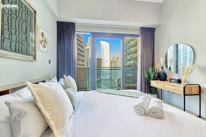 Apartment | 1 bedroom, in-room safe, iron/ironing board, free WiFi - bnbme | Merano Tower | 1 BDR (Dubai)