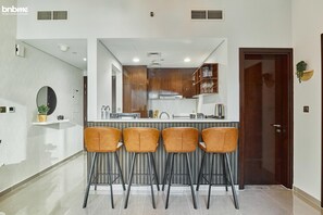 Lejlighed | 1 soveværelse, pengeskab på værelset, strygejern/strygebræt