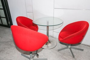 Sala de estar en el lobby
