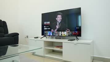 Televisión LED de 50 pulgadas con canales por cable