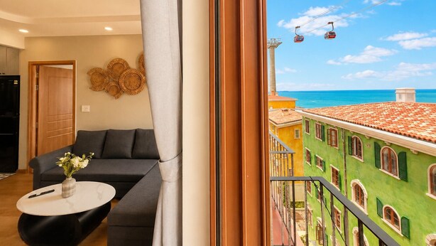 Apartament de luxe, 2 dormitoris, no fumadors, vistes a l'oceà | Vista de la platja o del mar
