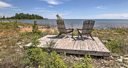 Rustic De Tour Village Cabin w/ Deck on Lake Huron