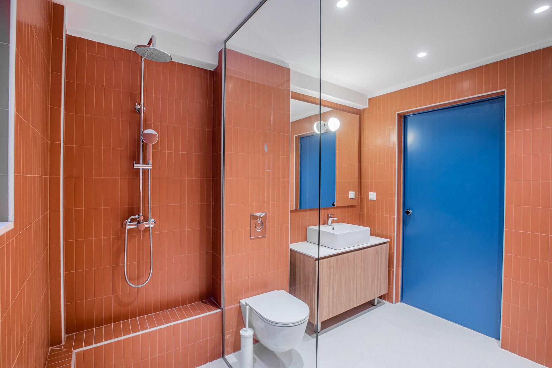 Apartment, Patio | Bathroom | Shower, hair dryer, towels, soap