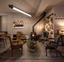 Sala de estar en el lobby