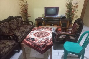 Área de estar no saguão