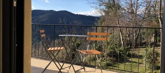 A Mas in the Parc des Cévennes with breathtaking views over the Hérault valley