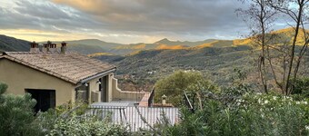 A Mas in the Parc des Cévennes with breathtaking views over the Hérault valley