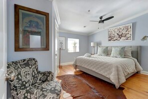 2 bedrooms, iron/ironing board, travel crib, WiFi