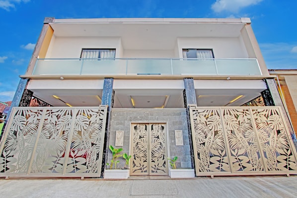 Majoituspaikan julkisivu