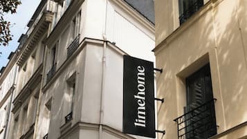 A szálláshely homlokzata