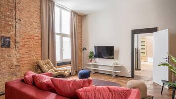 Appartement | Coin séjour | Télévision à écran plat