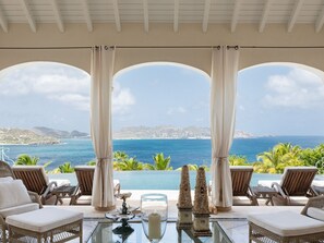 Outdoor dining - 6 BDRM Mediterranean Villa w Fitness Room & Pool (Pointe Milou)