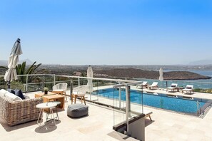 Una piscina riscaldata