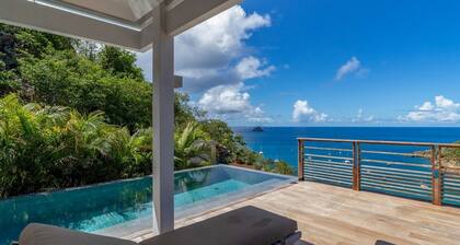 Cozy 2 BDRM Villa w Caribbean Sea Views