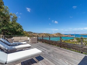 Terrace/patio - 4 BDRM Caribbean Villa w Private Tennis Courts (Petit Cul de Sac)