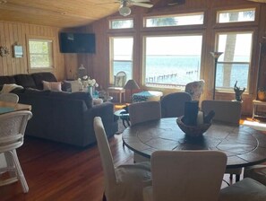 Living area - Coastal Adventures Waterfront! (Carrabelle)