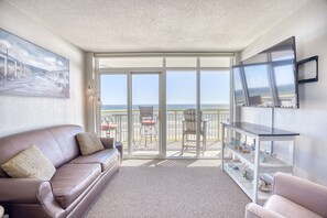 Smart TV - BayWatch Resort,Direct PANORAMIC Ocean Front Updated Condo, Check Us Out !!!! (North Myrtle Beach)