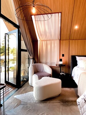 Cabane Deluxe, bain à remous (Lake House Casal Vista Lago) | Literie hypoallergénique, chambres insonorisées, Wi-Fi gratuit