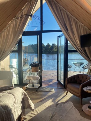 Lake House Casal Beira Lago | Roupas de cama antialérgicas, quartos à prova de som, Wi-Fi de cortesia
