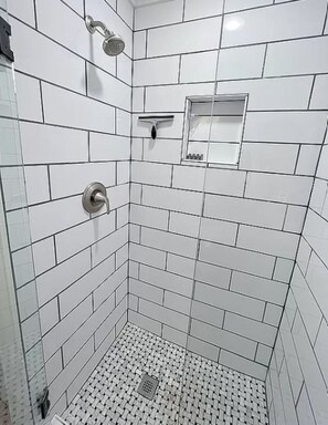 Shower, towels, toilet paper - Lake Greenwood Home -- Come refresh in a quiet cove!  (Greenwood)