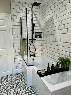 Hair dryer, towels
