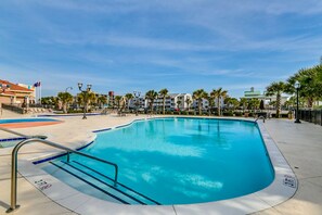 Indoor pool, a heated pool