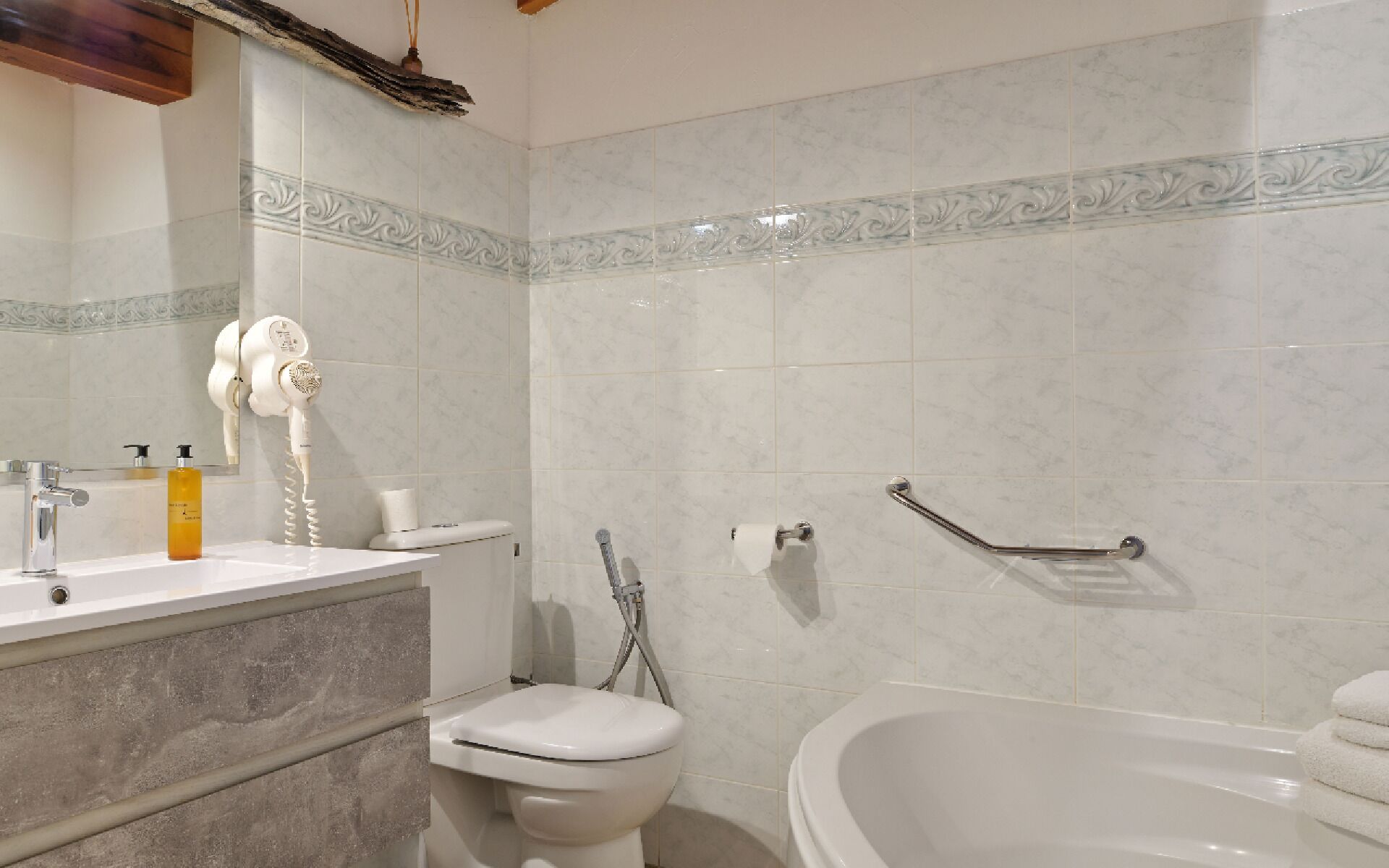 Dusche, Handtücher