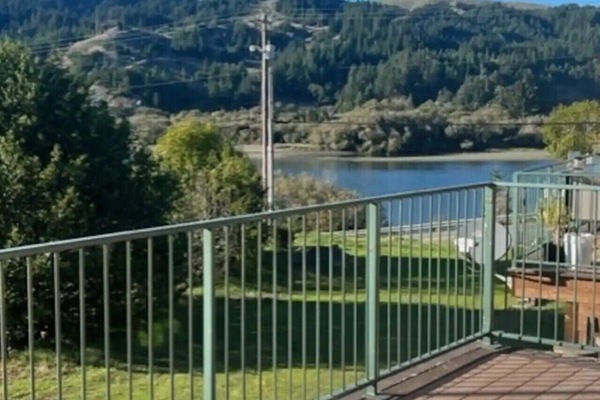 View of river from upper deck