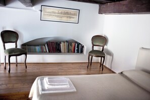 1 bedroom, desk, iron/ironing board, travel crib