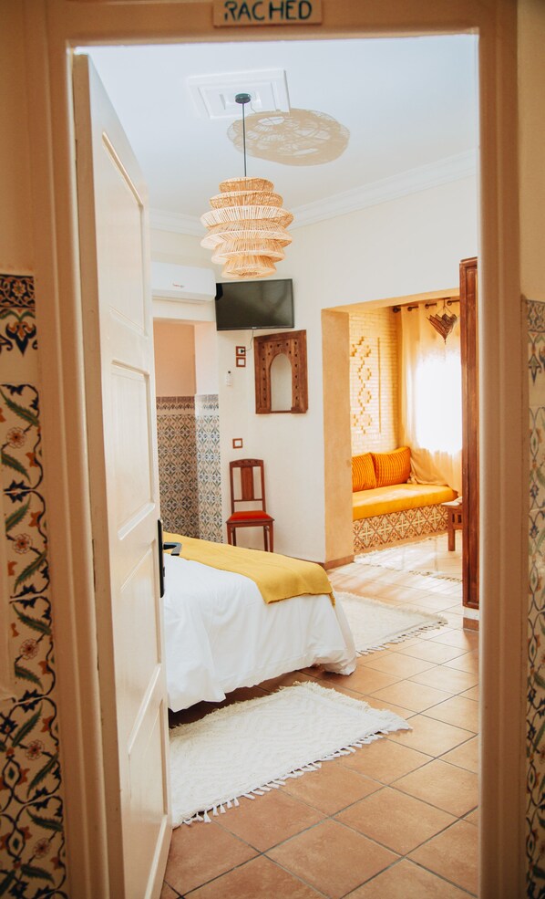 Panoramic Double Room, 1 Bedroom, Garden View | Frette Italian sheets, premium bedding, free WiFi - DAR EBBA (Degache)
