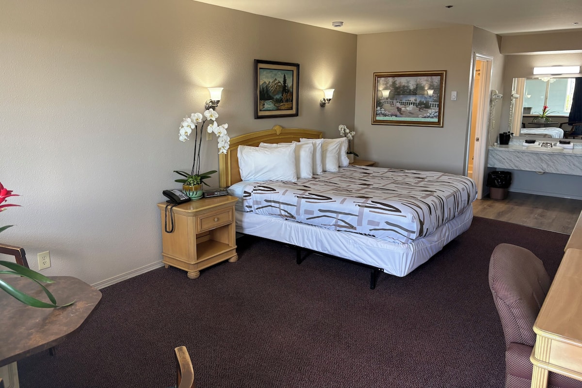 Standard Single Room, 1 King Bed | Desk, iron/ironing board (on request), WiFi (free), bed sheets