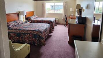 Superior Double Room, 2 Queen Beds, Annex Building | Desk, iron/ironing board, free WiFi, bed sheets