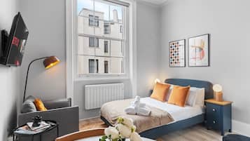 1 soverom, strykejern/-brett, wi-fi og sengetøy