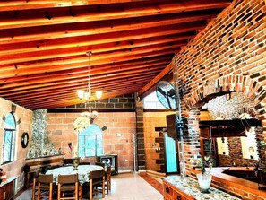 Dining - Casa Spa Ikal, tranquility, pool, temazcal, 10 minutes from Tequisquiapan.  (La Llave)