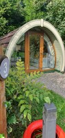 GLAMPING POD 3 | 1 dormitorio, escritorio, espacio para trabajar con un portátil