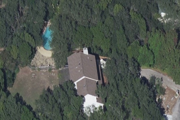 Areal view of property