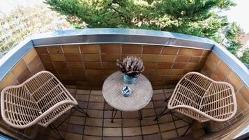 Blick von der Unterkunft