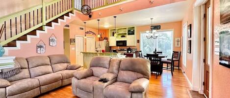 Smart-tv en een open haard