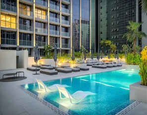 Pool - Canal-View Serenity Luxe Modern Studio (Downtown)